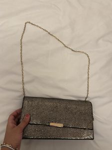 Sparkling Evening Clutch Bag With String