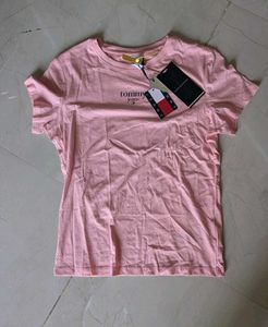 Pink Tommy Jeans T-Shirt