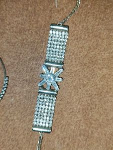 Sparkling Bracelet and Bangle Set