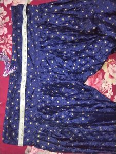 Royal Blue Embroidered Kurta Set