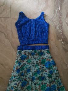 Good Condition stitched Lehnga For Slim Girls