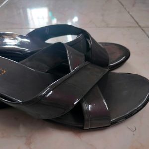 FANCY PARTY WEAR HEELS (BLACK AND GREY)(TWO COMBO)