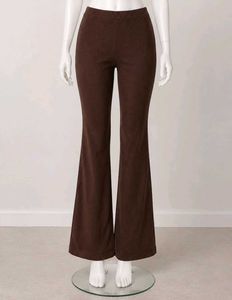 Brown Flared Pants