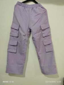 Lavender Cargo Pants