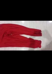 Red Embroidered Salwar Suit