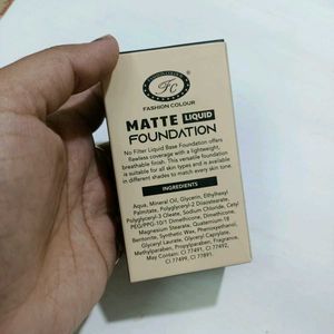 Fashion Colour Matte Liquid Foundation