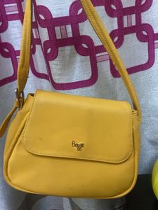 Stylish Yellow Shoulder Bag