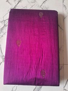 Elegant Silk Saree with Embellishments