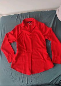 Red Casual Shirt