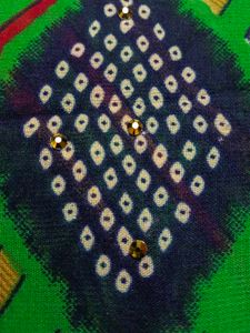 Vibrant Striped Saree with Elephant Border