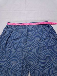 Blue Bandhani Print Kurta with Pants
