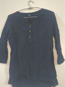 Navy Blue Kurta