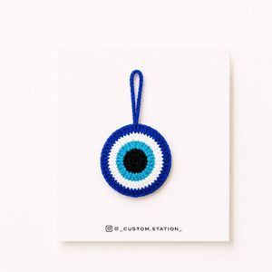 Crochet Evil Eye Keychain Any 1