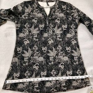 Elegant Floral Print stretchable top