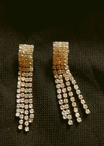 Artificial Earring(Gold And Stone)