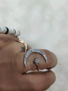 Moon Finger Ring