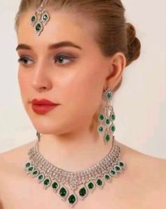 American Diamond Jewellery Set