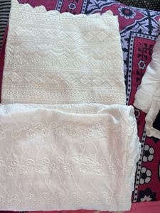 Pink Ikat Print Kurta with embroidery plazzo