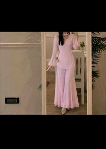 y2kElegant Pink Kurta Set with Dupatta
