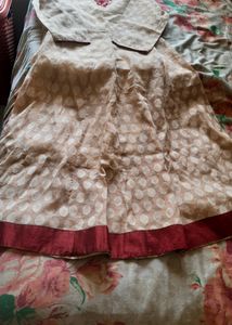 Classy Off-white Anarkali Kurta
