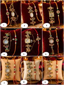 Kashmiri Watch + Rakhi Combo
