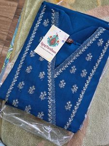 Beautiful Blue Kurta Set with Dupatta