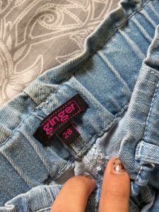 Ginger Denim Jogger Pants
