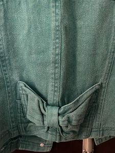 Stylish Green Denim Jacket