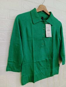 Woman Green Polo T-Shirt