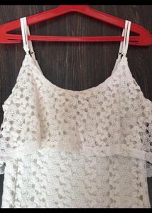 Forever 21 Off White Lace Dress