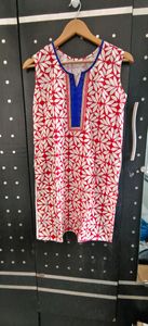 Short Knee Length Cotton Kurta