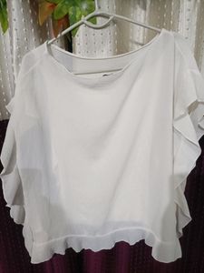 zara white top