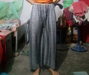 Boho Print Palazzo Pants