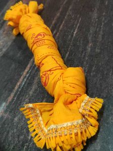 Ethnic Yellow Dupatta