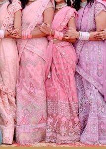 Pink Embroidered Lehenga Choli