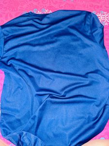Blue Shein T-Shirt Dri fit
