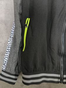 Hubberlhom Color lock Zip Front Sweatshirt