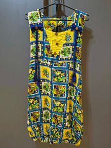 Vibrant Floral Print Kurta