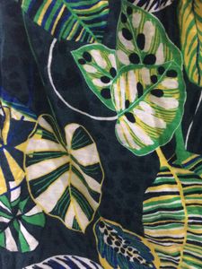 Tropical Leaf Print Shorts