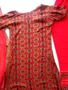 Printed Kurta Set with Palazzo &amp; Dupatta