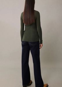 Ribbed Longline Pullover