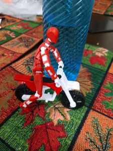 Action Figure Motorcycle Set