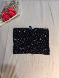 Smocked Floral Tube Top