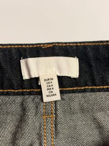 Denim Belted Midi Skirt