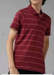 Pure Cotton Polo Neck Tshirt