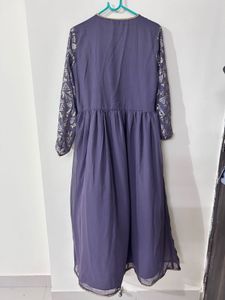 Elegant Purple Maxi Dress fits size M
