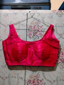 Vibrant Pink Silk Blouse