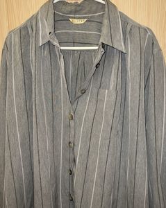 Classic Striped Button-Down Shirt
