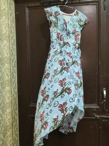 Women Printed Floral Dress Maxi Dres Long