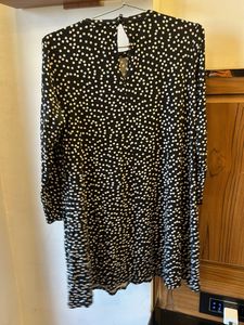 m&amp;s Polka Dot Dress